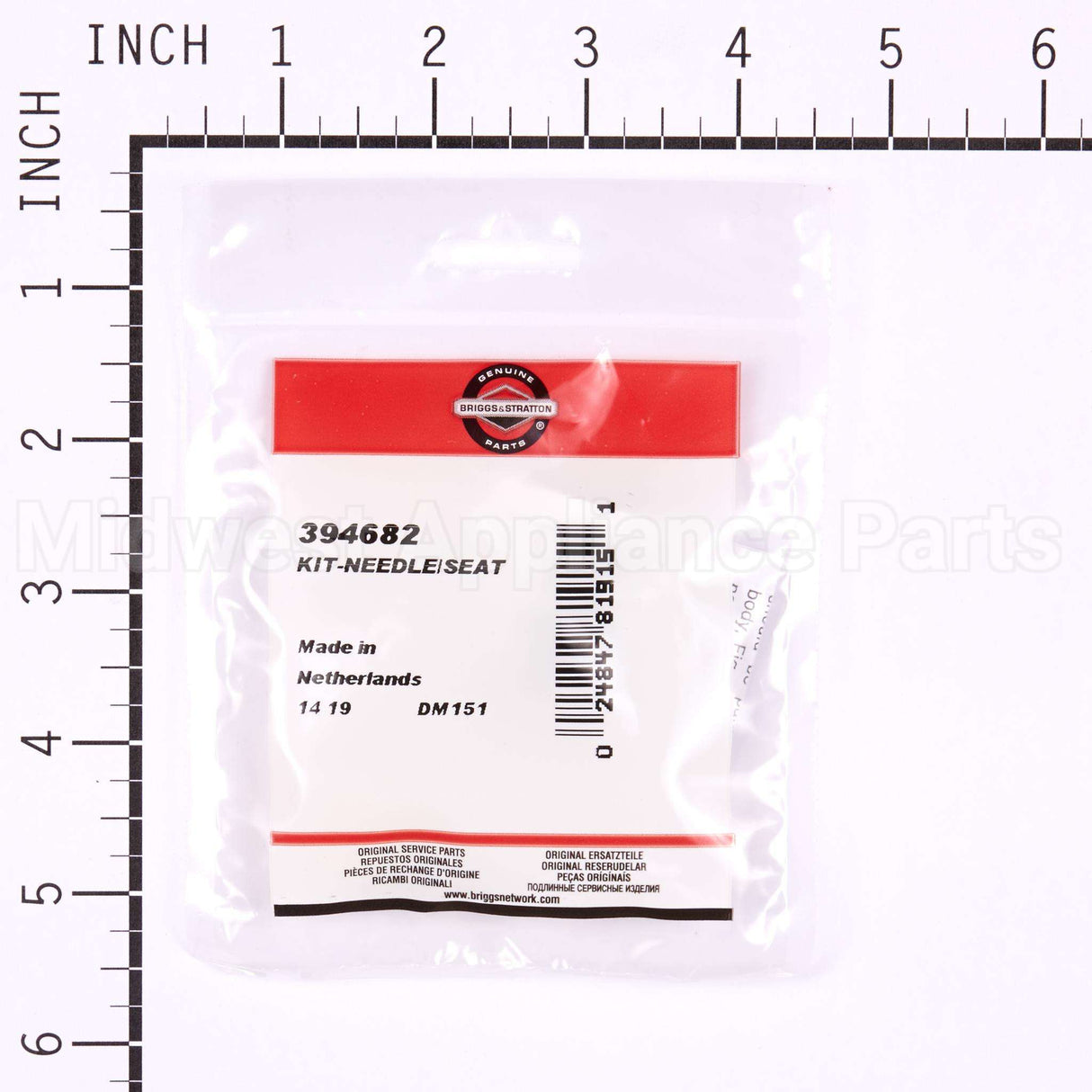 394682 Briggs & Stratton Kit-Needle/Seat