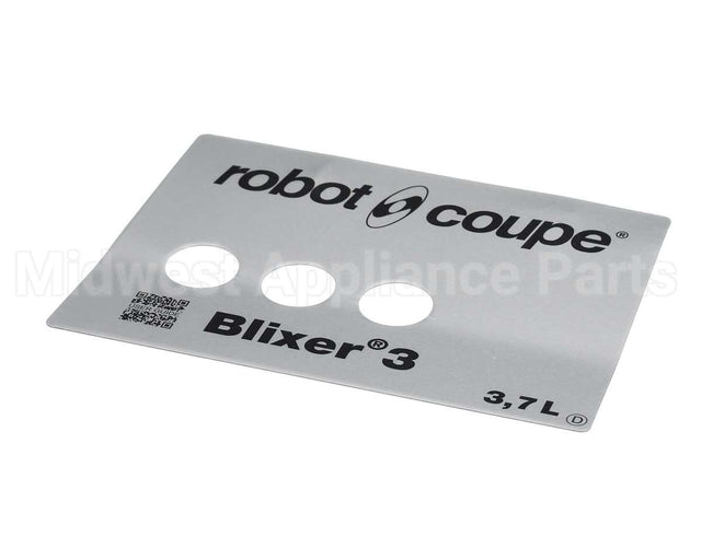 39784.0000 Robot Coupe Front Plate Assembly Blixer3D