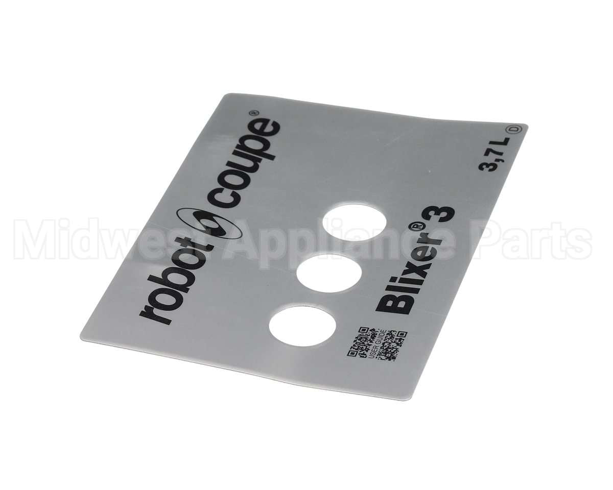 39784.0000 Robot Coupe Front Plate Assembly Blixer3D
