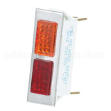 00-345751-00005 Compatible Hobart Signal Light 3/8" X 1-5/16" Red/Amber