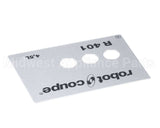 39803.0000 Robot Coupe Front Plate R401 Series A