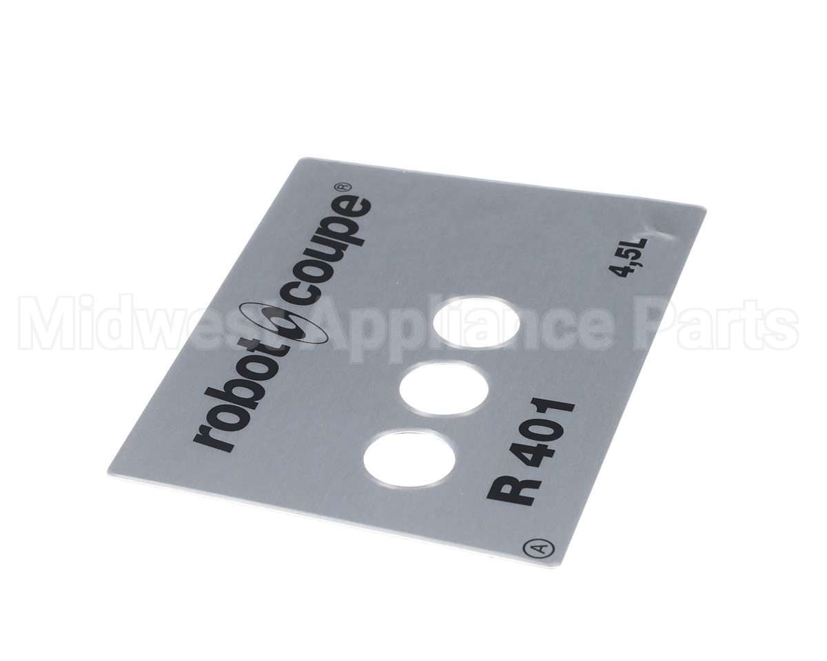 39803.0000 Robot Coupe Front Plate R401 Series A