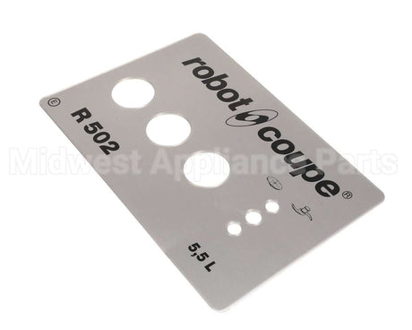 39818.0000 Robot Coupe Front Plate Assembly R502E