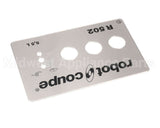 39818.0000 Robot Coupe Front Plate Assembly R502E