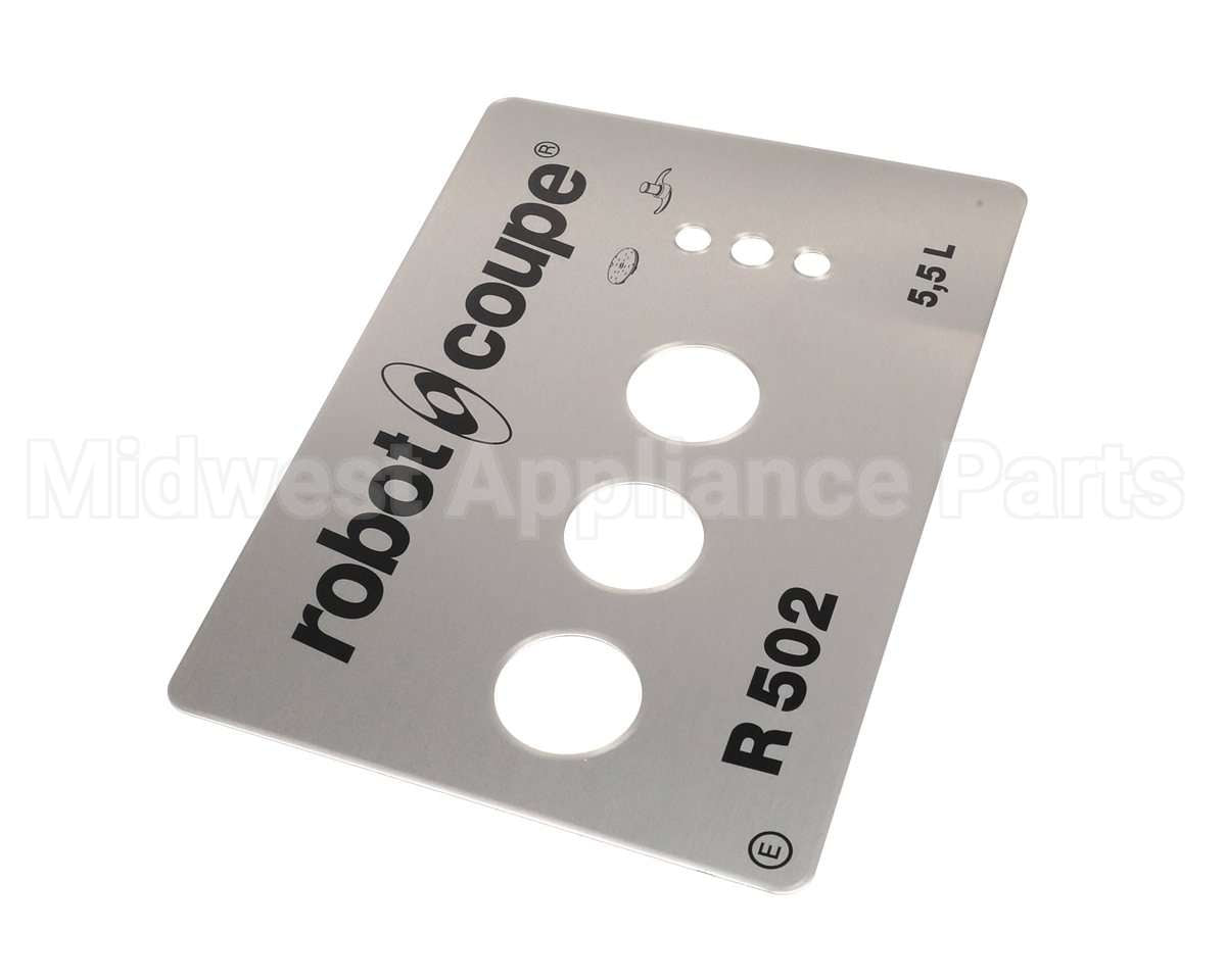39818.0000 Robot Coupe Front Plate Assembly R502E