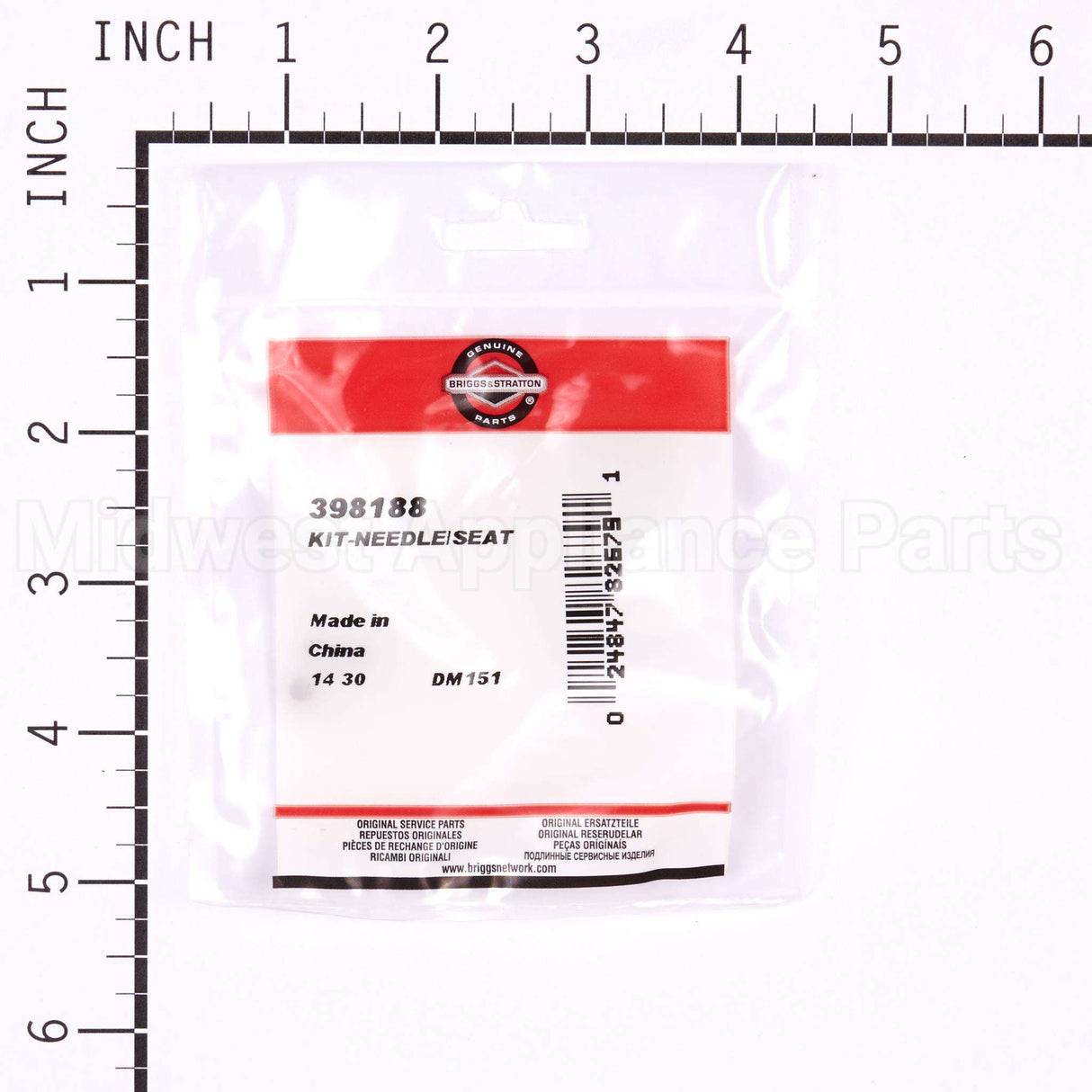 398188 Briggs & Stratton Kit-Needle/Seat