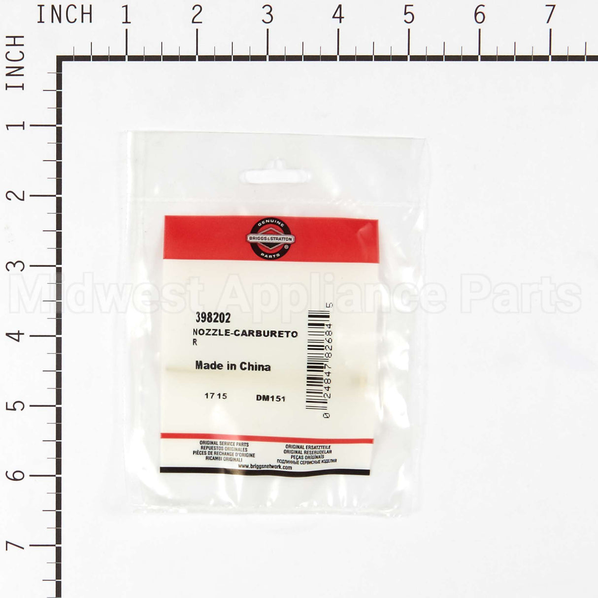 398202 Briggs & Stratton Nozzle-Carburetor