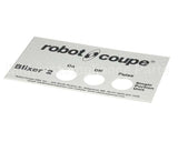 39874 Robot Coupe Front Plate Assembly