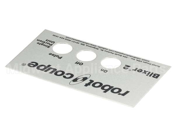 39874 Robot Coupe Front Plate Assembly