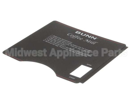 39957.0000 Bunn Decal, Grinder W/Switch(G2/G3