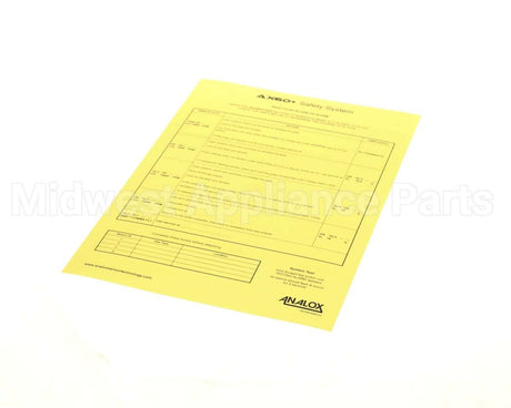4000-0159-0030 Analox Sensor Signage Pack, Co2, Ifc