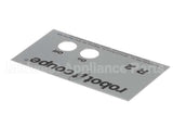400538 Robot Coupe Front Data Plate