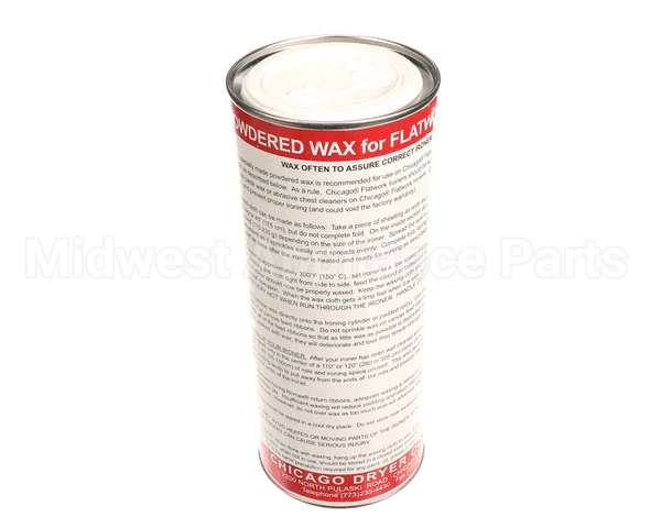 4006-000-01 Chicago Dryer Powdered Wax 1-1/2 Lbs Can^