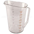 400MCCW-135 Compatible Cambro 4 Qt Measuring Cup-135 Clear
