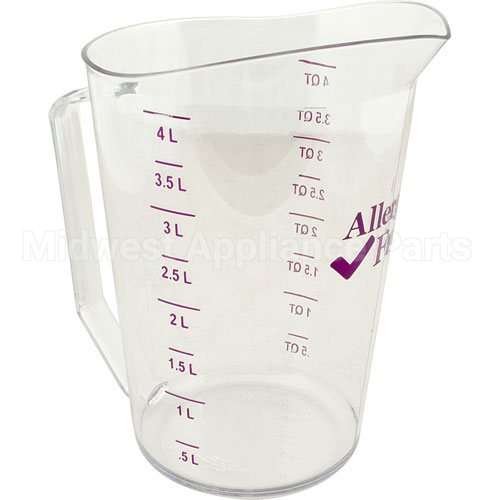 400MCCW-441 Compatible Cambro 4 Qt Measuring Cup Allergen-Free