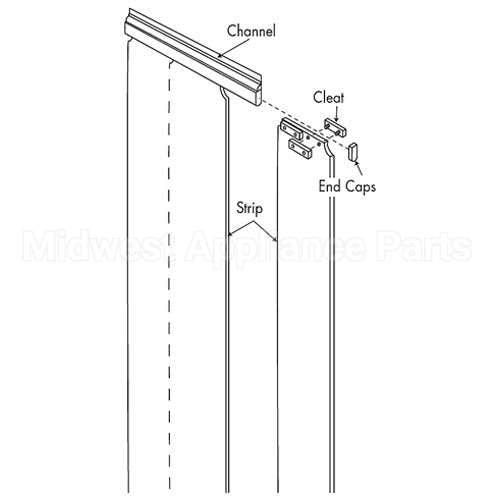 401SA8084490 Compatible Kason Kason - 401Sa8084490 Strip Curtain