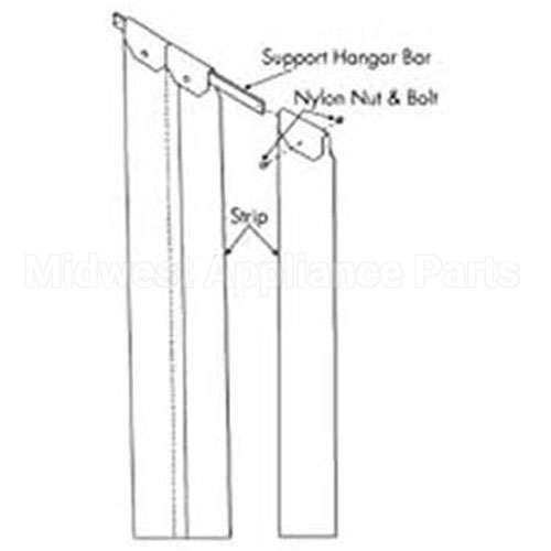 401SC6043184F Compatible Kason Kason - 401Sc6043184 Curtain, Strip