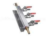 402-189A-- Beverage Air Co2 Distributor (3-Way) Brass