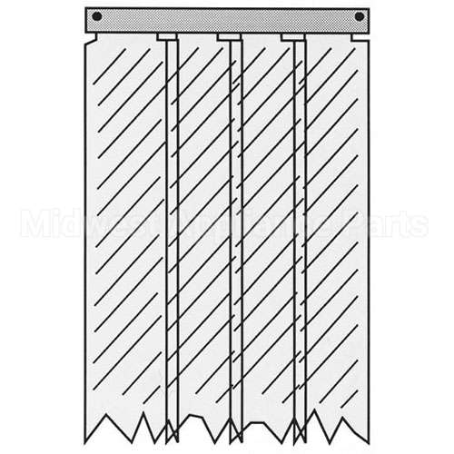 402SA6063884 Compatible Kason Kason - 401Sa6063884 Strip Curtain