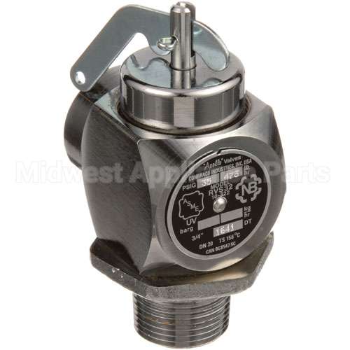 40612 Compatible Blodgett Valve, Safety Relief, 3/4", 35Psi