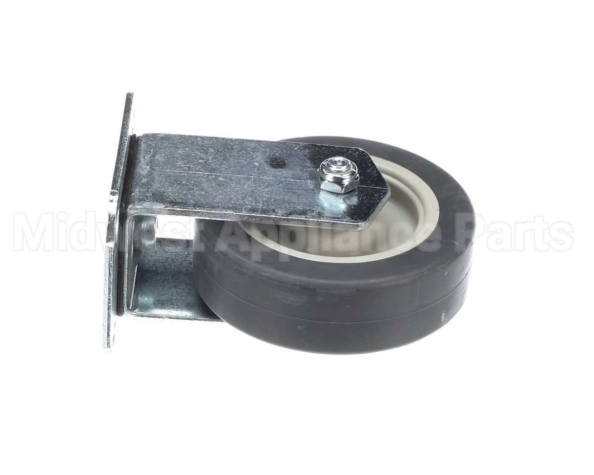 40650 Giles Caster, 5-In, Rigid, Plate Mount