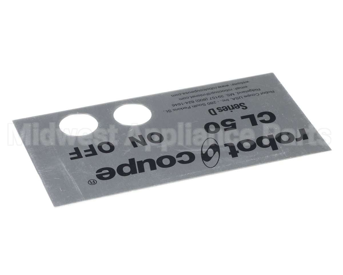 406860 Robot Coupe Cl50D Ul Front Plate