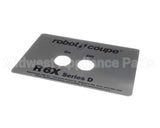407233 Robot Coupe Front Plate R6X Series D