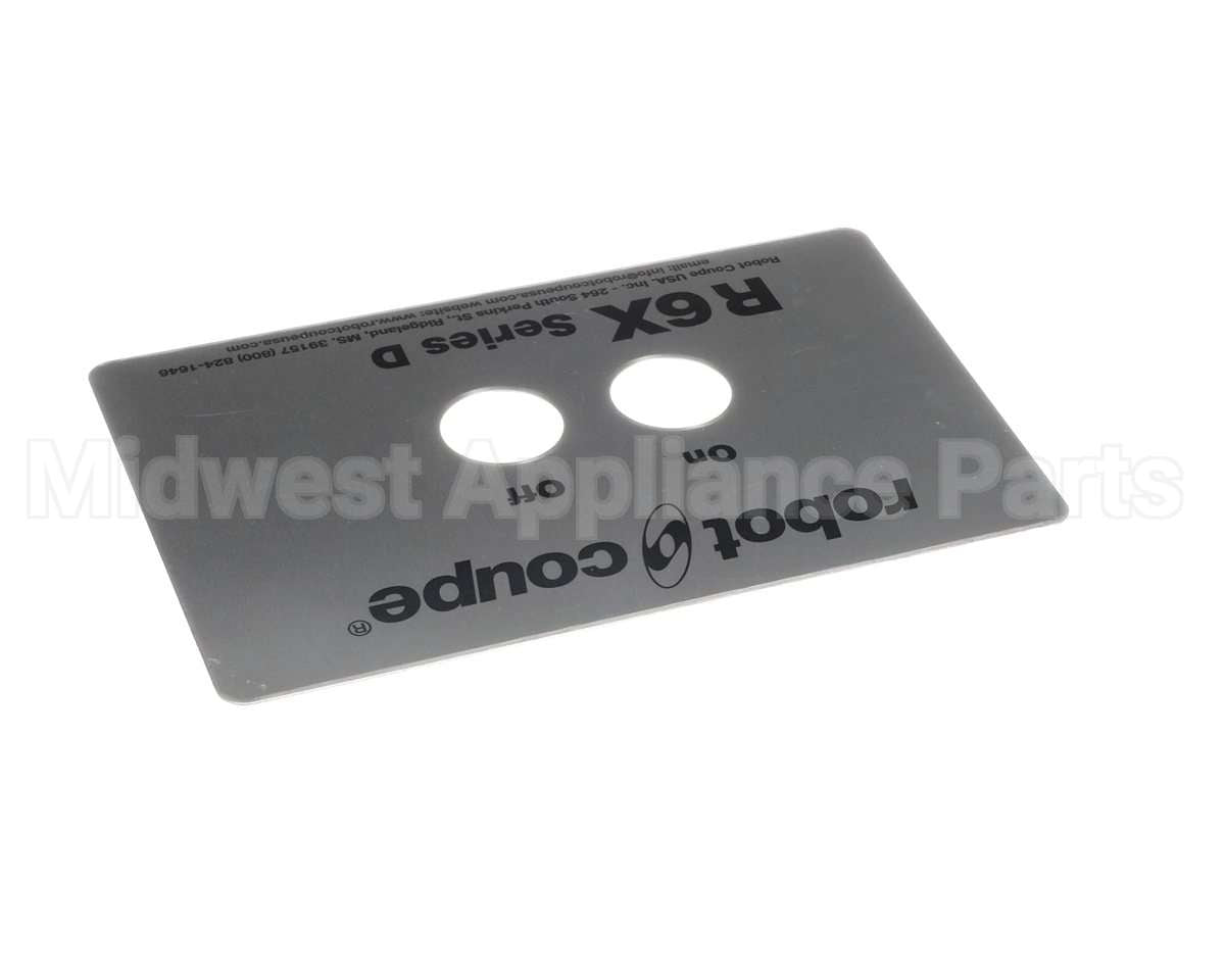 407233 Robot Coupe Front Plate R6X Series D