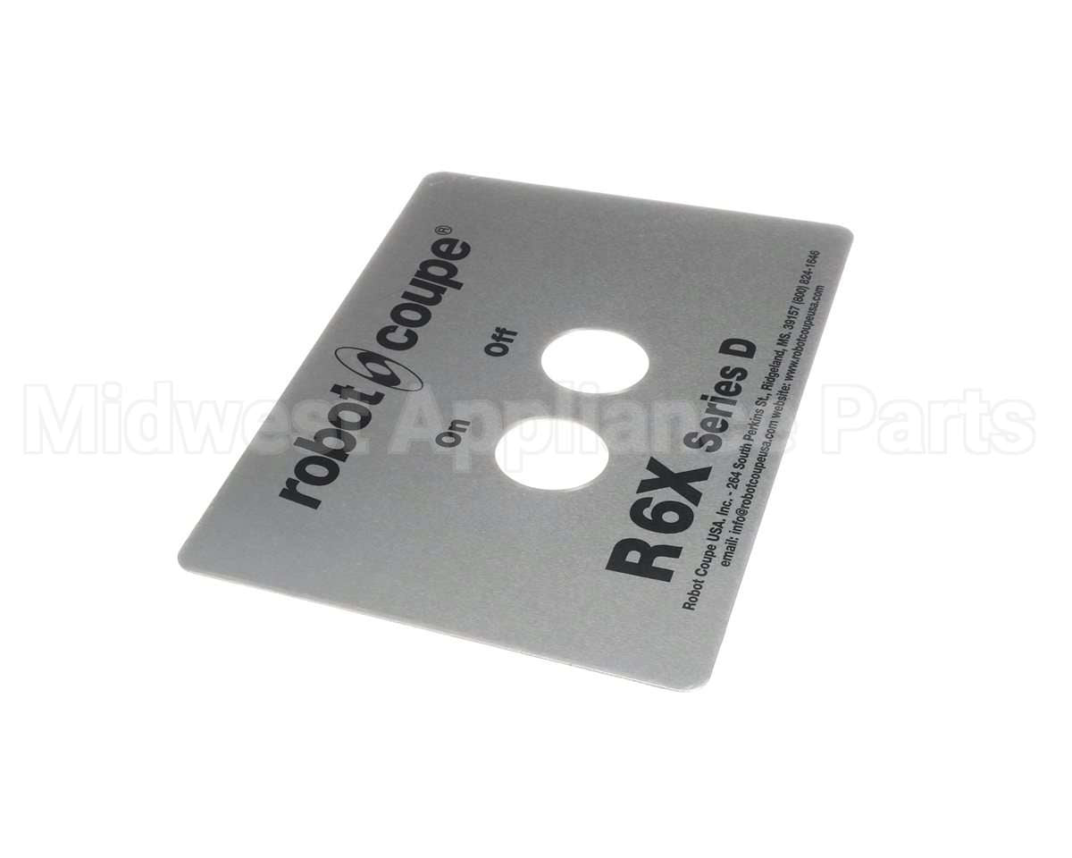 407233 Robot Coupe Front Plate R6X Series D