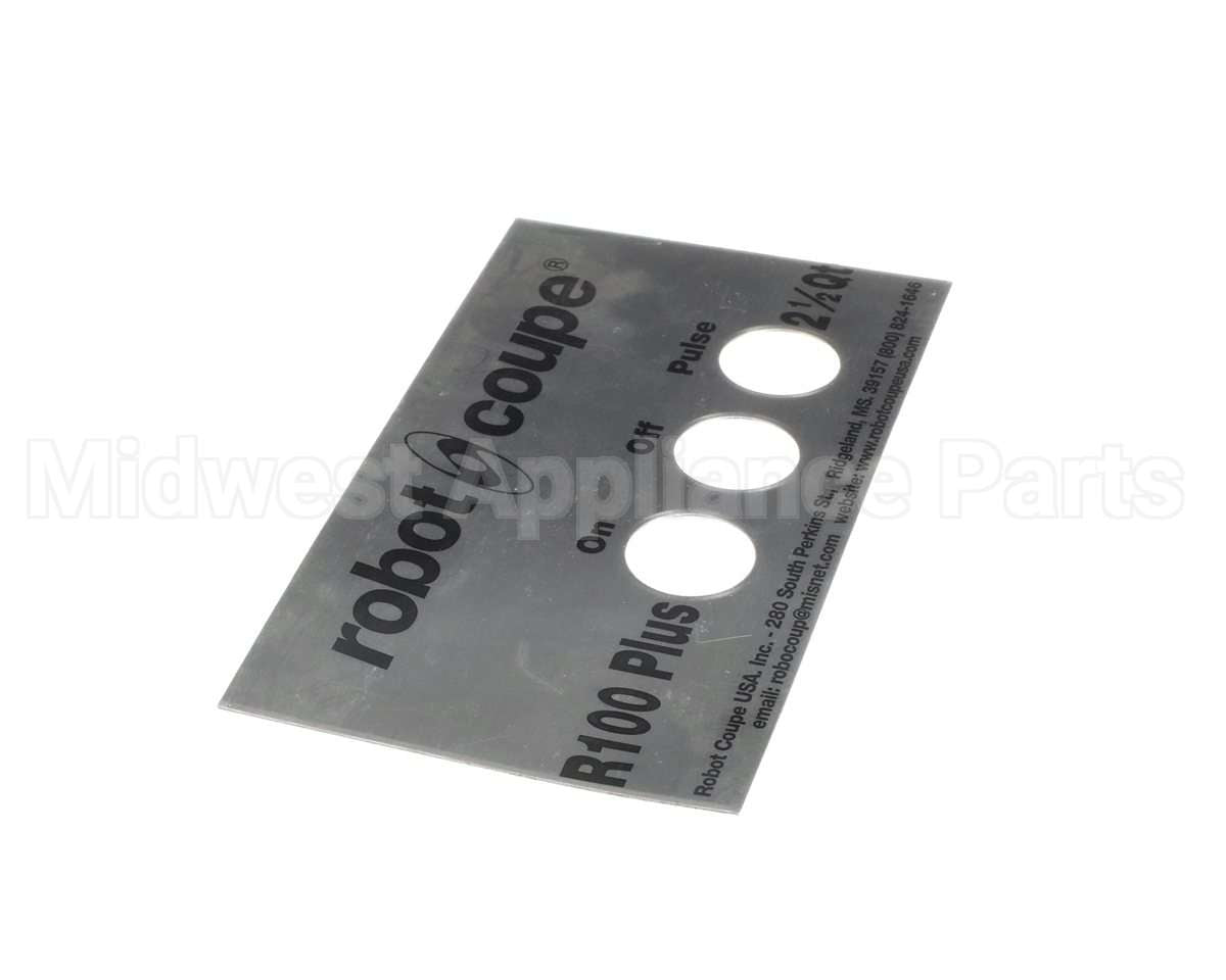 407677 Robot Coupe Front Plate R100 Plus V2