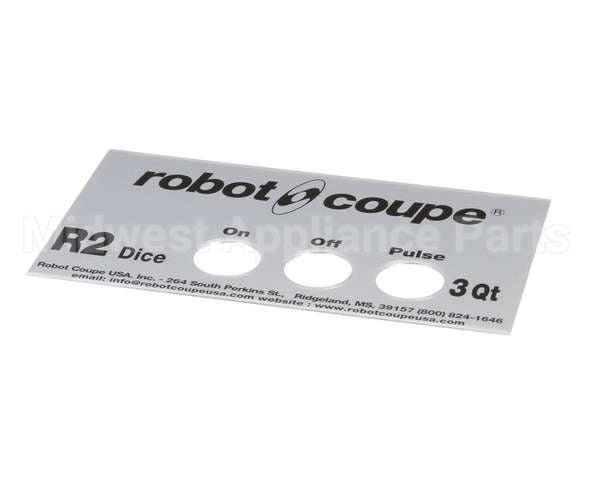 407902 Robot Coupe R2 Dice Front Plate