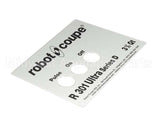 408017S Robot Coupe Front Plate R301U Series D