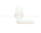 40877 Giles Fitting, 1/4 Barbed, 90-El, Nyl, 1/8 Npt