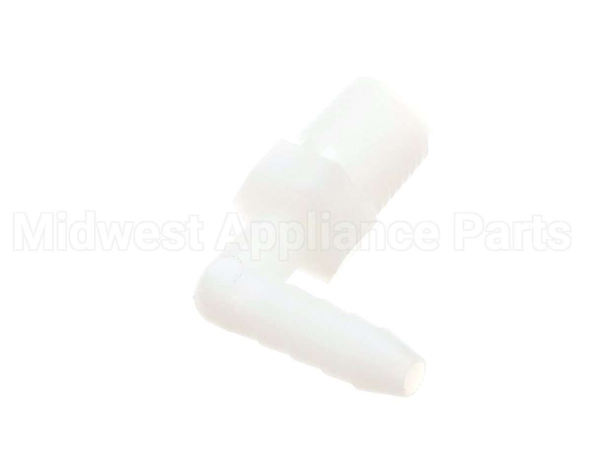 40877 Giles Fitting, 1/4 Barbed, 90-El, Nyl, 1/8 Npt