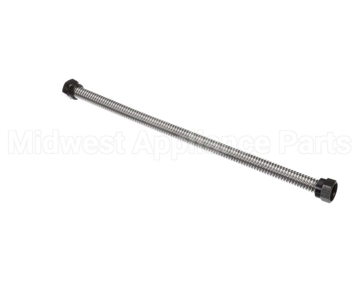 40907 Giles Corrugated Hose, 18-In, Ss, W/Nuts