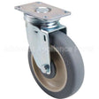 41021 Compatible Cambro Caster, Plate(5"Od, Swvl, Gray)