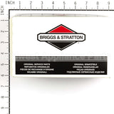 4111 Briggs & Stratton P/C-Filter (6 X 272490S)