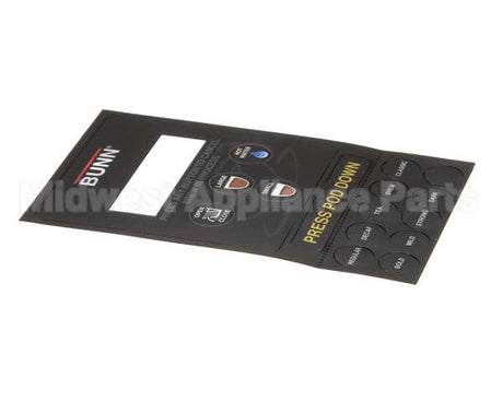 41145.0000 Bunn Decal Sheet,Switch/Flvr Labels