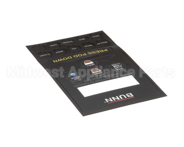 41145.0000 Bunn Decal Sheet,Switch/Flvr Labels