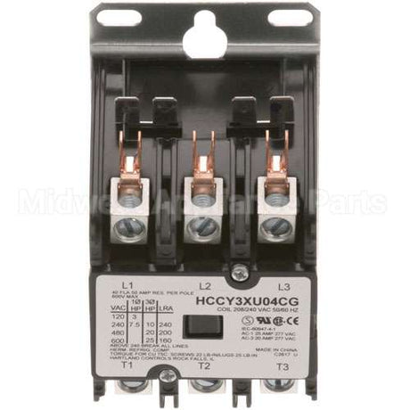 411497-C7 Compatible Vulcan Contactor 3P 40/50A 208/240V