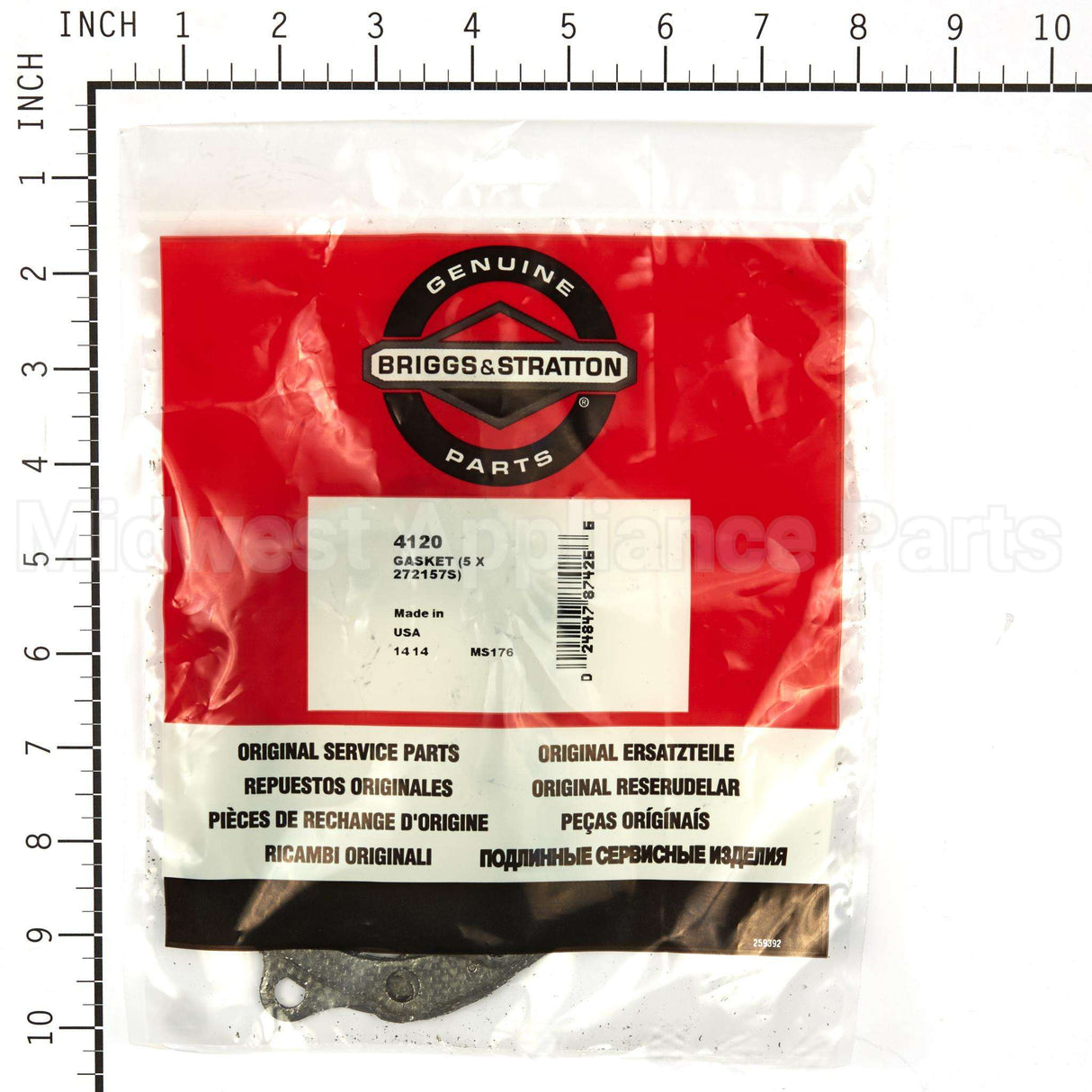 4120 Briggs & Stratton Gasket (5 X 272157S)