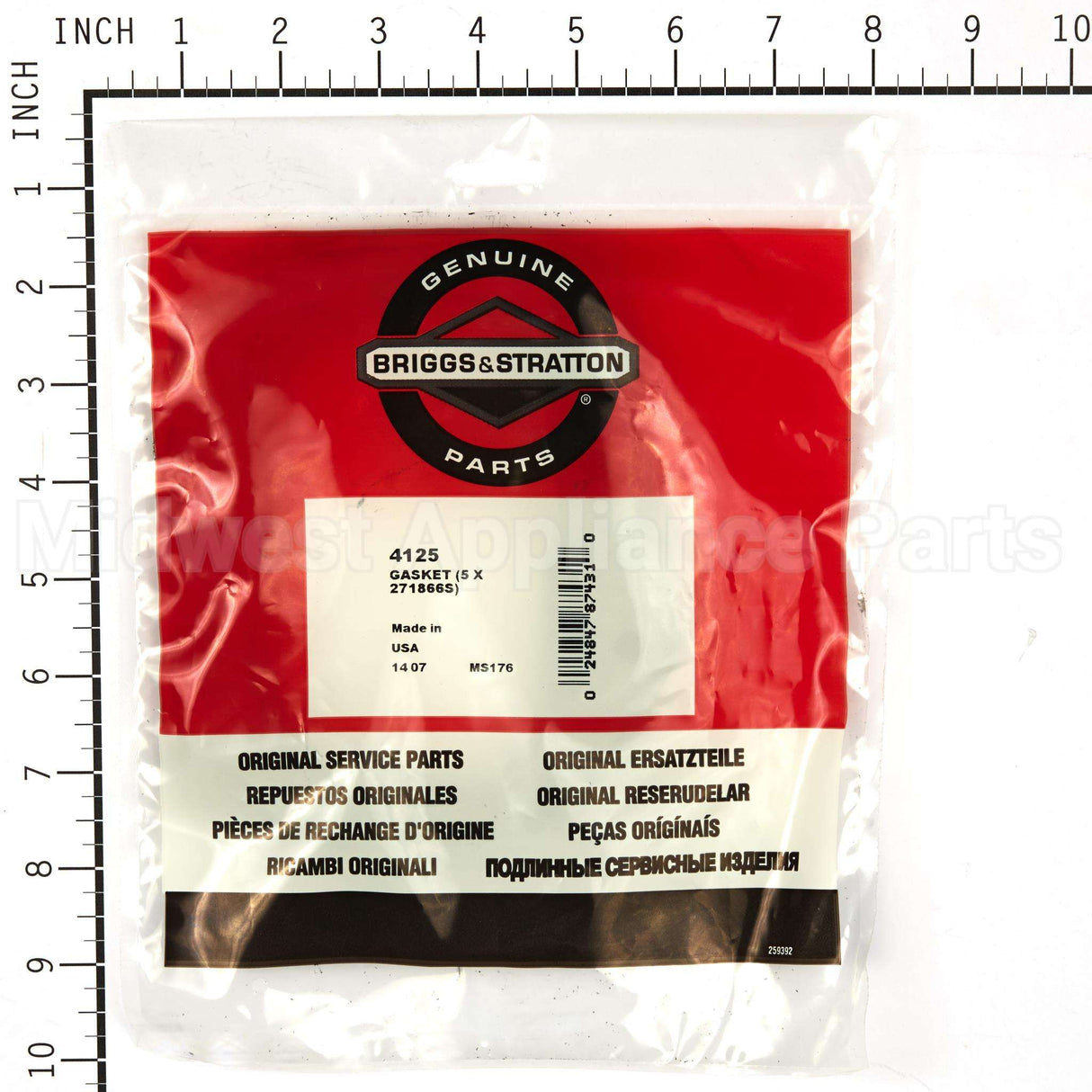4125 Briggs & Stratton Gasket (5 X 271866S)
