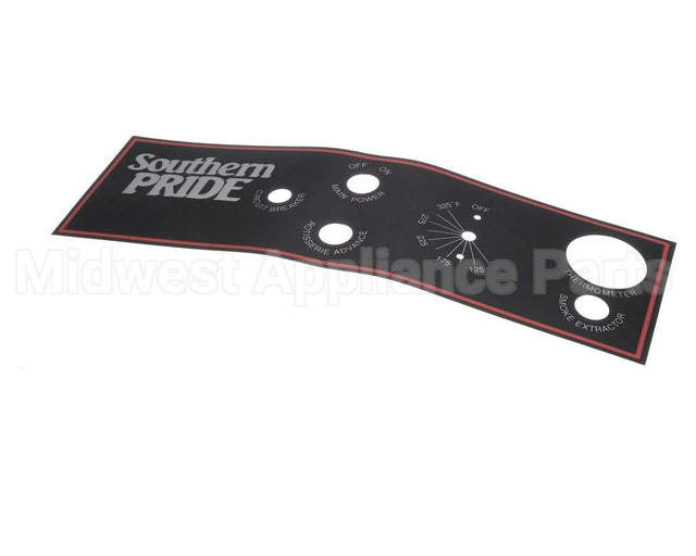 415020 Southern Pride Control Panel Overlay