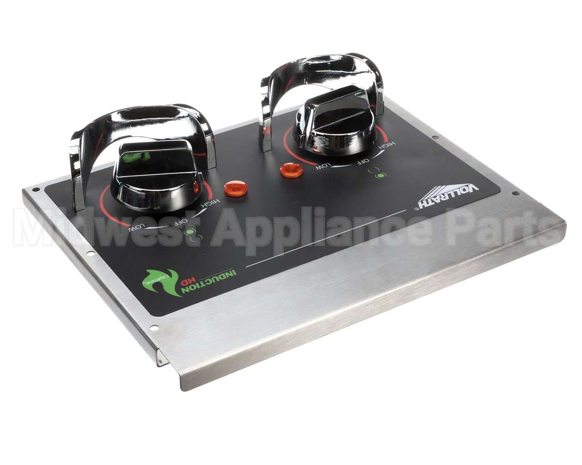 4161201-2 Vollrath Front Panel Assembly-Manual, 2-Hob