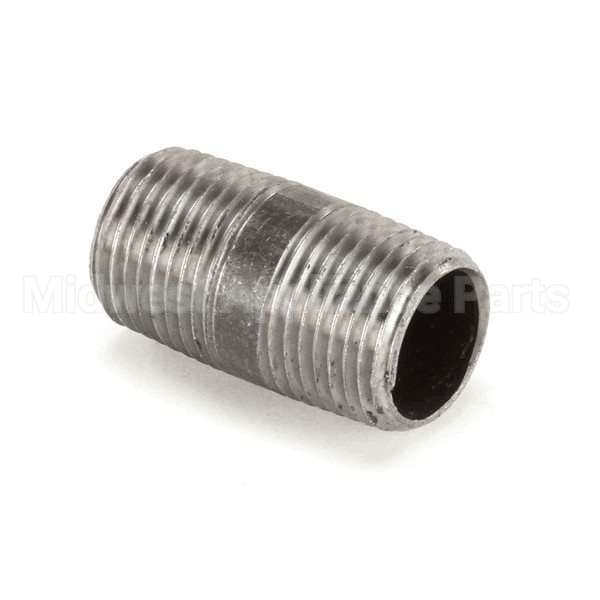4184 Compatible Groen Nipple Blk 1/2" Npt X 1- 1/2 Long