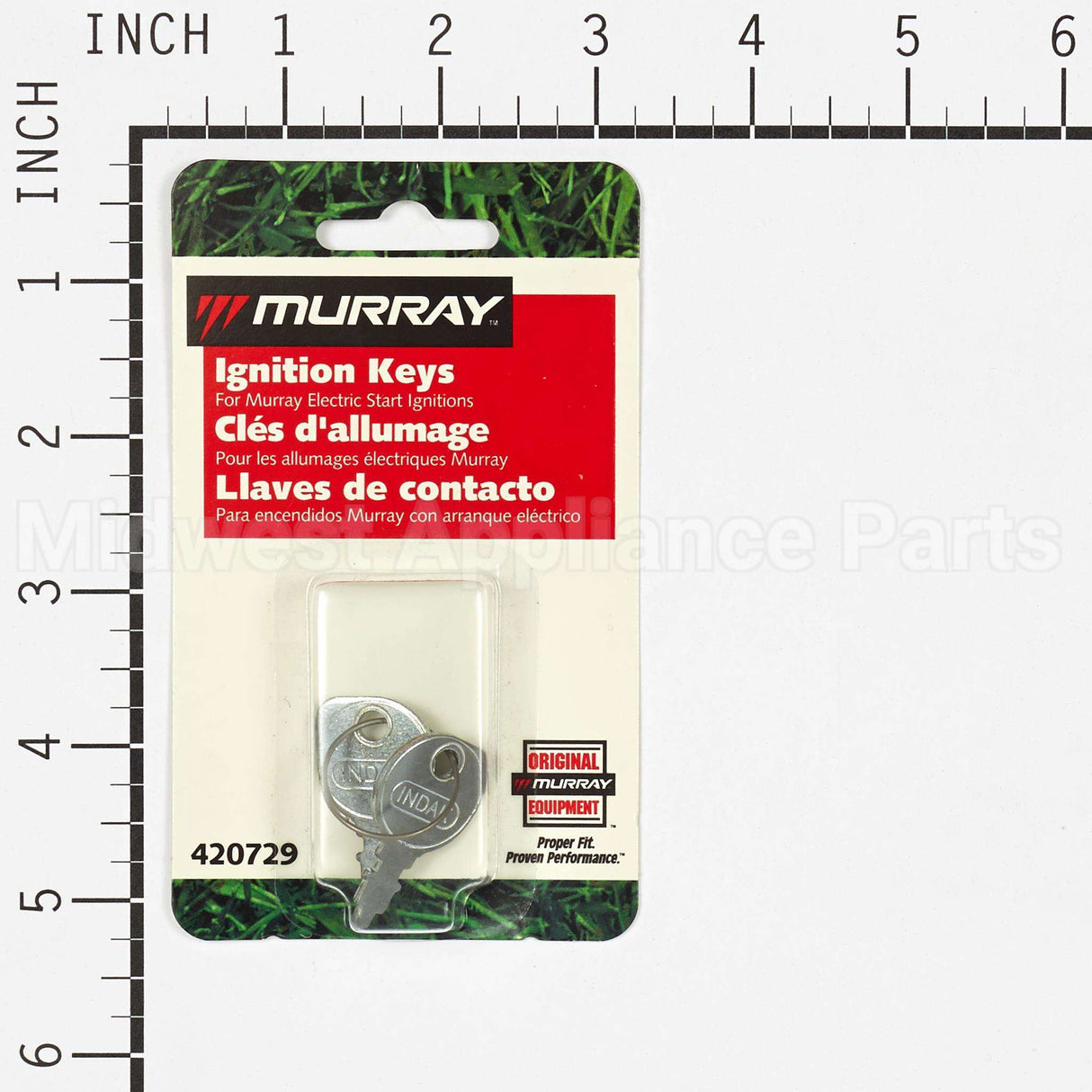 420729MA Briggs & Stratton Keys-2 Ea.
