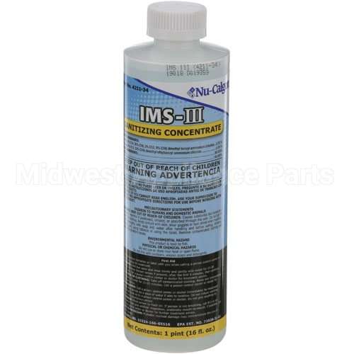 4211-34 Compatible Everpure Ice Mach Sanitizer, 16Oz, Nu-Calgon Ims-Iii