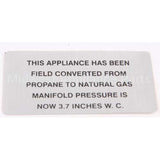 421727-3 Compatible Vulcan Propane To Np Plate
