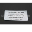421727-4 Compatible Vulcan Propane To Np Plate