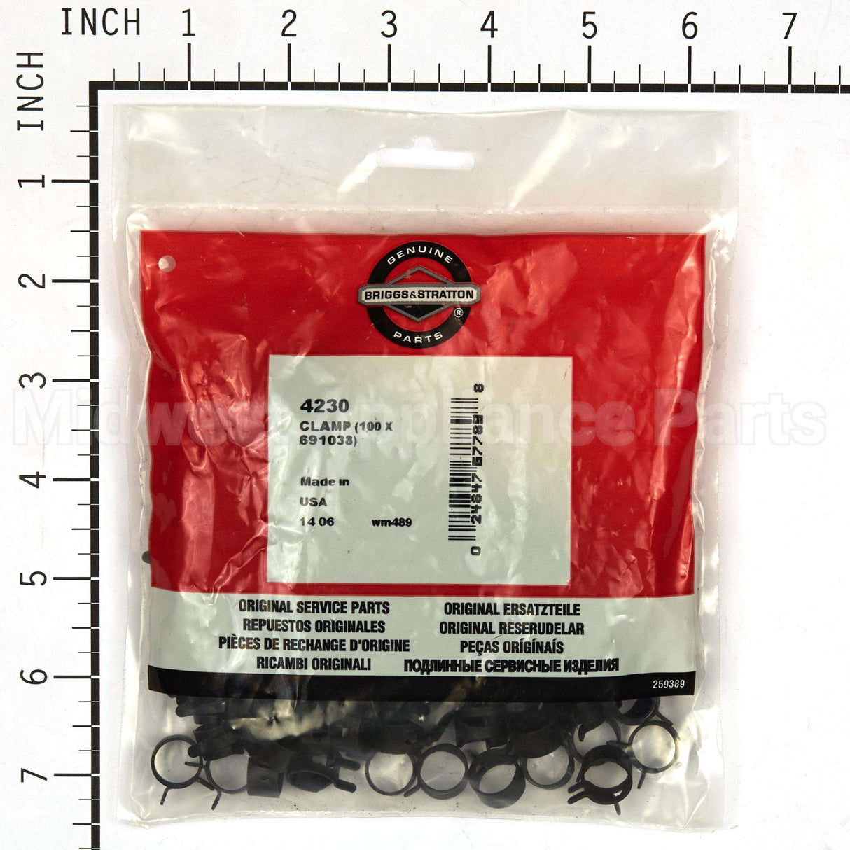 4230 Briggs & Stratton Clamp (100 X 691038)